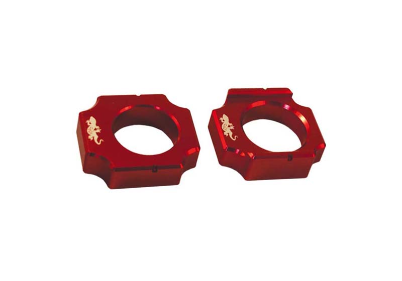 Geco Axle Blocks - RED - 2024-2025  GasGas EC / ECF / MC / MCF 125-450