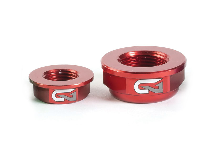 Geco Front and Rear Axle Bolts - RED - 2002-2024  Honda CRF 250-450